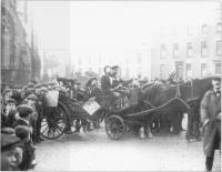 Anti-suffrage demonstration in Strabane, County Tyrone,c.1910.(Cooper Collection,PRONI)