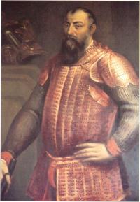 Reputed portrait of Hugh O'Neill, Earl of Tyrone, From an original in the Vatican(Courtesy of Lord Dunsany)