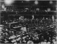 The second Dail in the Mansion House,Dublin, August 1921.