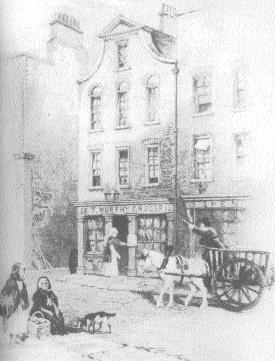 Moore’s birthplace on Aungier Street, now J.J. Smyth’s Blues Bar.
