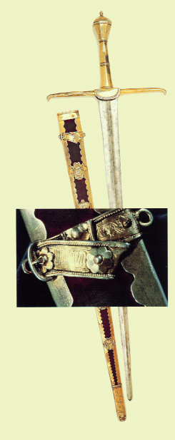 Sword carried by John Drake through the streets of Dublin, with the Catholic clergy praying thanks for winning against the O'Byrnes, O'Tooles and O' Meaghars