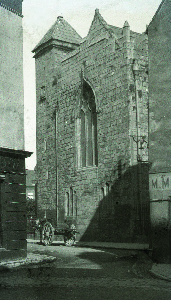 St Nicholas's Church, Galway, was greatly extended after achieving collegiate status in 1485. (Department of the Environment, Heritage and Local Government)