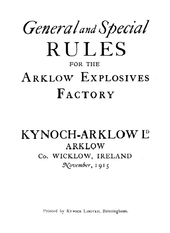 When the factory went into war production the workers were issued with this rulebook, briefly outlining general safety regulations. Nevertheless, the number of injuries increased to the point where it was necessary to open a hospital. (Birmingham City Archive)