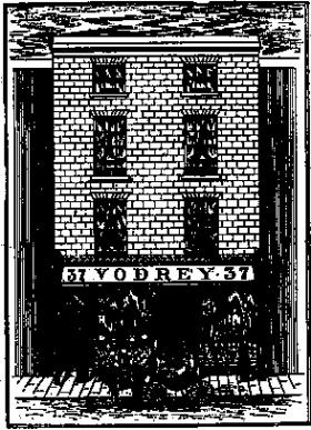Sketch of Frederick Vodrey’s shop front, 37 Mary Street, from The industries of Dublin, c. 1880. (National Library of Ireland)