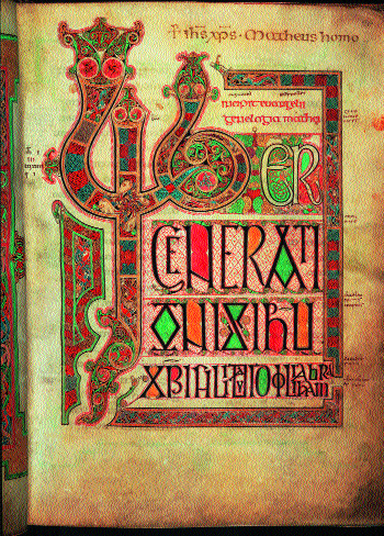 The opening page of St Matthew's Gospel from the Lindisfarne Gospels. (British Library)
