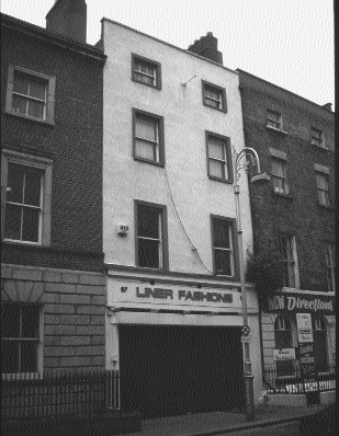 57 South William Street, Dublin-headquarters of the Central Relief Committee in its early months.