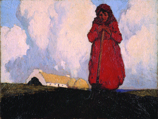 The Potato Digger by Paul Henry. (Ulster Museum)