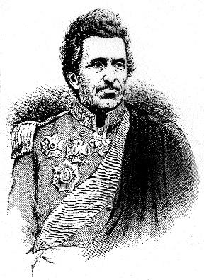 Lieutenant-General Sir George de Lacy Evans, from Moig, County Limerick, distinguished himself at the battles of the Alma and Inkerman.