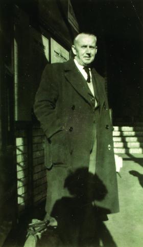 Sean McLoughlin later in life. After the strike, embittered by his experience, he left Ireland permanently for England.