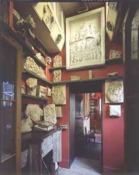 The small study-like every other room, it is full of artefacts.