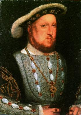 Henry VIII at the time he was proclaimed Ireland’s first English king in 1541. (Thyssen-Bornemisza, Madrid)