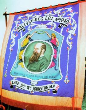 William Johnston of Ballykilbeg, one of several Orange folk heroes supplied by the aristocracy in the nineteenth century. (Neil Jarman)