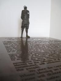 The Proclamation by Rowan Gillespie (bronze, 2009)—one of the exhibits in the 1916 Room.