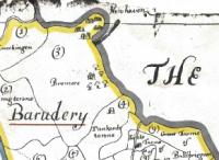 he ‘fishing town’ of New Haven (top, centre), just south of Bremore Head in north Dublin, as it appears on the Down Survey map for the barony of Balrothery.