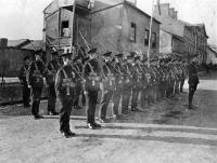 On parade in nearby Newtownbutler in 1922.(Mooney Collection, Michael McPhilips)
