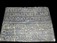 An inscribed stone dedicated to Ecgfrith, king of Northumbria, in St Paul’s Church, Jarrow, dated April 685, the month before the battle of Nechtansmere, his ill-fated venture against the Picts.