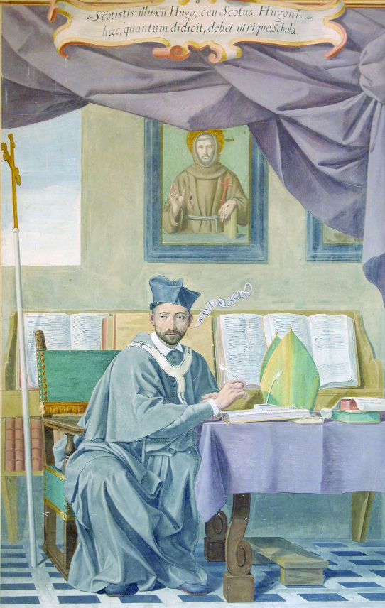 Aodh Mac Aingil OFM (d. 1626), guardian of St Anthony's College, Louvain, and archbishop of Armagh. (St Isidore's College, Rome, Foto Gioberti Studio)