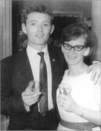 Joe and Paulette on the eve of their departure, Easter 1967.