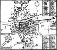 John Speed's 1610 map of Dublin.