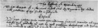 O'Neill's proclamation of 1599 termed by the state 'a seditious libel'. Note his signature at the beginning, a prerogative normally reserved for royalty.)By permission of The British Library)