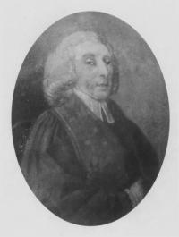 Dean Arthur Champagne of Kildare(1714-1800), a man of many livings,and son of the family who fled La Rochelle in 1987. (Courtesy of The owner)