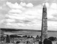 Plate 4: Round Tower, Ardmore, County Waterford. (COURTESY OF THE OFFICE OF PUBLIC WORKS)