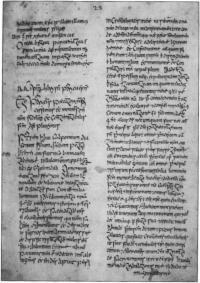 Book of Armagh:opening of Patrick's Canfession(Courtesy of The Board of Trinity College Dublin)