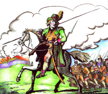 Henry Munro, Chief of the Irish Rebels by Thomas Rowlandson. 