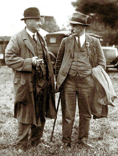 Senator Thomas Westropp Bennett (left) with his brother George, TD for East Limerick, in 1932. (Irish Times)
