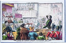 The trial of Robert Emmet, September 19th, 1803 by J.D.R[eigh]. (Shamrock, December 1892)