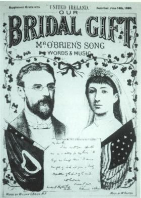United Ireland celebrates O’Brien’s marriage to Sophie Raffalovich in 1890.