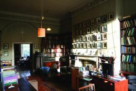 A section of the Society’s library at 63 Merrion Square. (RSAI)