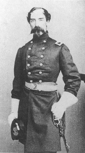 A native of County Down, Colonel Robert Nugent, 69th New York Volunteers (‘Fighting Irish'), supervised the New York draft. He was wounded at the battle of Fredericksburg in December 1862 and in May 1865 had the honour of leading the Irish Brigade at the grand review in Washington. (Michael J. MacAfee Collection)
