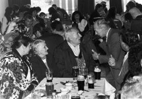 A Traveller wedding in Dublin in the 1980s—(l-r) Dinah Collins (née Joyce), Nan McDonagh (née Collins) and Paddy McDonagh. (Michael McDonagh)