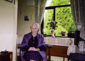 Grace Sweeney at her home in Annagry, Co. Donegal, about to celebrate her 100th birthday.