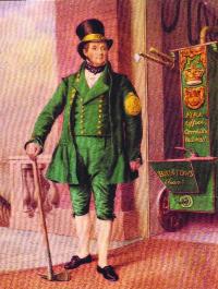 A fireman of the Royal Exchange Assurance (REA), the first such London-based company to locate in Ireland in 1722.