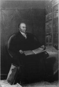 John Quincy Adams from an engraving by Asher Brown Durand, 1826(Courtesy of Collection of The New York Historical Society)