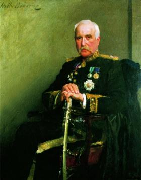 Portrait of Sir Andrew Reed by Walter Osborne. (Garda Museum and Archives)