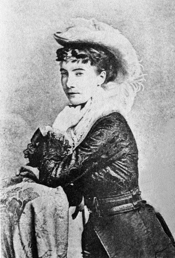 Fanny, in ‘mid-western' costume (1878)