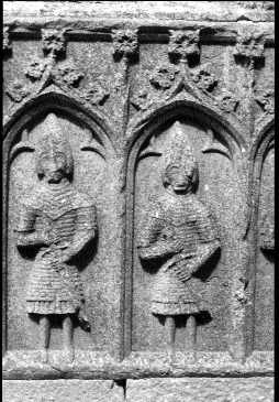 Galloglass slabs, in the Dominican abbey, Roscommon. (Freya Verstraten)