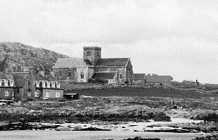 The abbey on Iona, probable site of Columba's first church. (Cormac Bourke)