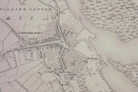 One of the first six-inch OS maps of Castleblaney, Co. Monaghan. (Ordnance Survey of Ireland)