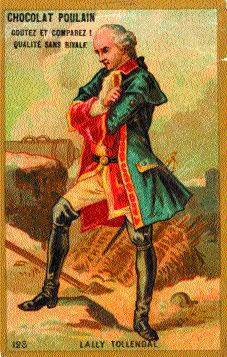 A set by Chocolat Poulain included Lally Tollendal, ‘baron de Tollendal en Irlande' who led an Irish brigade at Fontenoy.