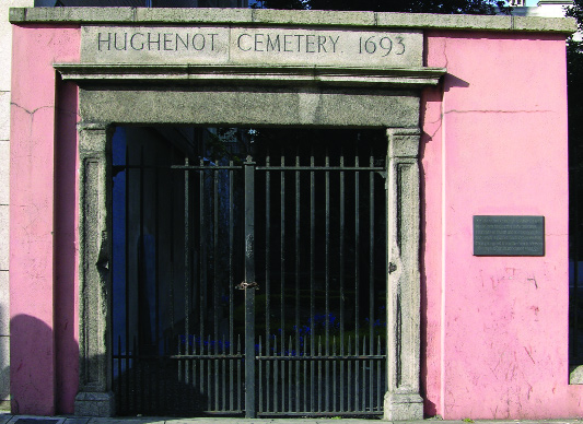 The Huguenot cemetery, St Stephen's Green-testament to the influx of Protestants who fled persecution in France after 1685. (Nick Maxwell)