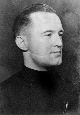 William Joyce in the Blackshirt uniform of the British Union of Fascists. (The Friends of Oswald Mosley)