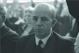 Joe Cahill in 1971. The key point of the documentary was the analysis of his role in supporting the decision to adopt a political strategy in the mid-1980s, leading to the cease-fire of 1994 and the Good Friday Agreement. (RTÉ Stills Library)