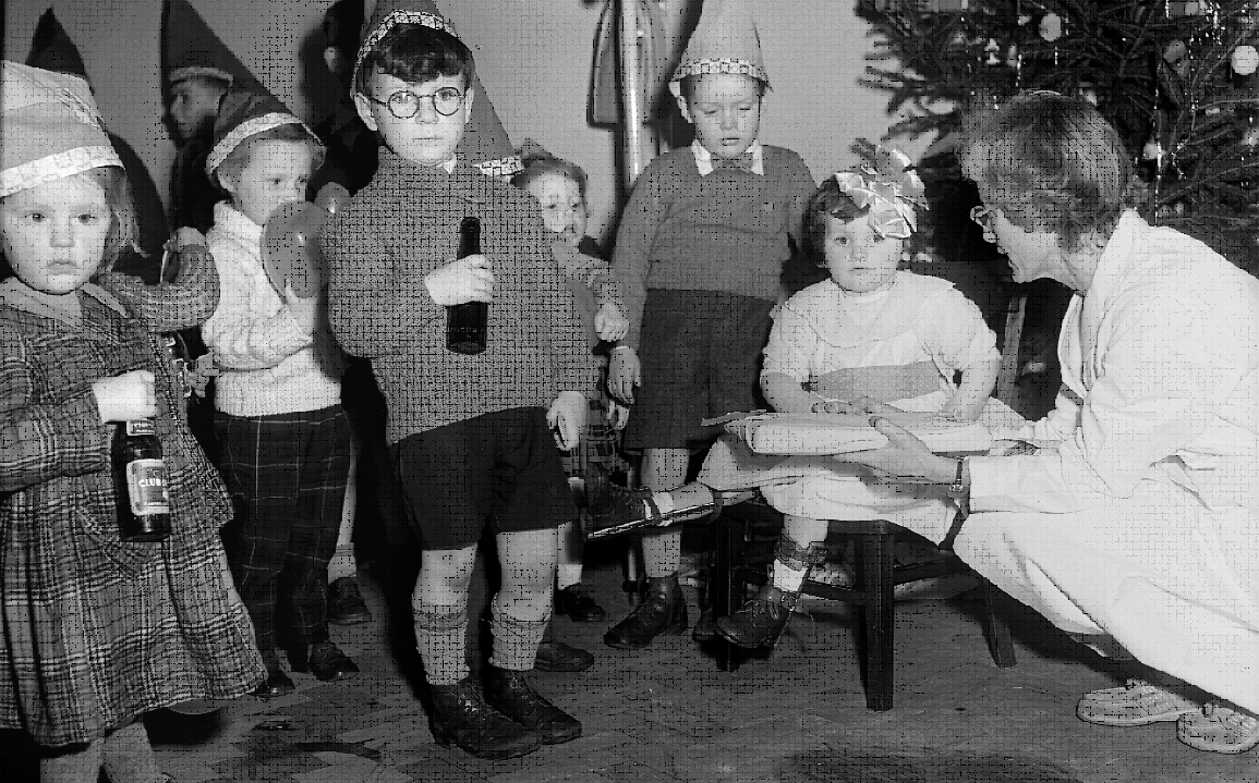 Cork Polio Clinic Christmas Party, City Hall, Cork, 23 December 1958. (Cork Examiner)