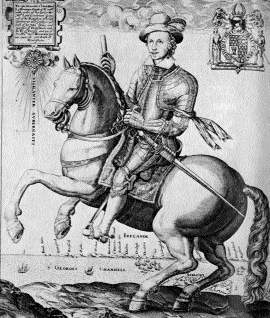 Lord Deputy Mountjoy-his response to the Spanish landing was rapid and decisive. (British Museum)