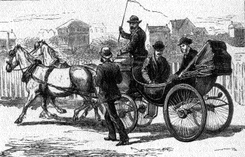 O'Donnell being conveyed to the court house in Port Elizabeth. (Graphic, 1 September 1883)