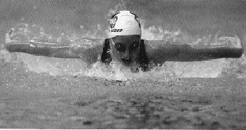 Ireland's most successful Olympian Michelle Smith in action. (Irish Times)